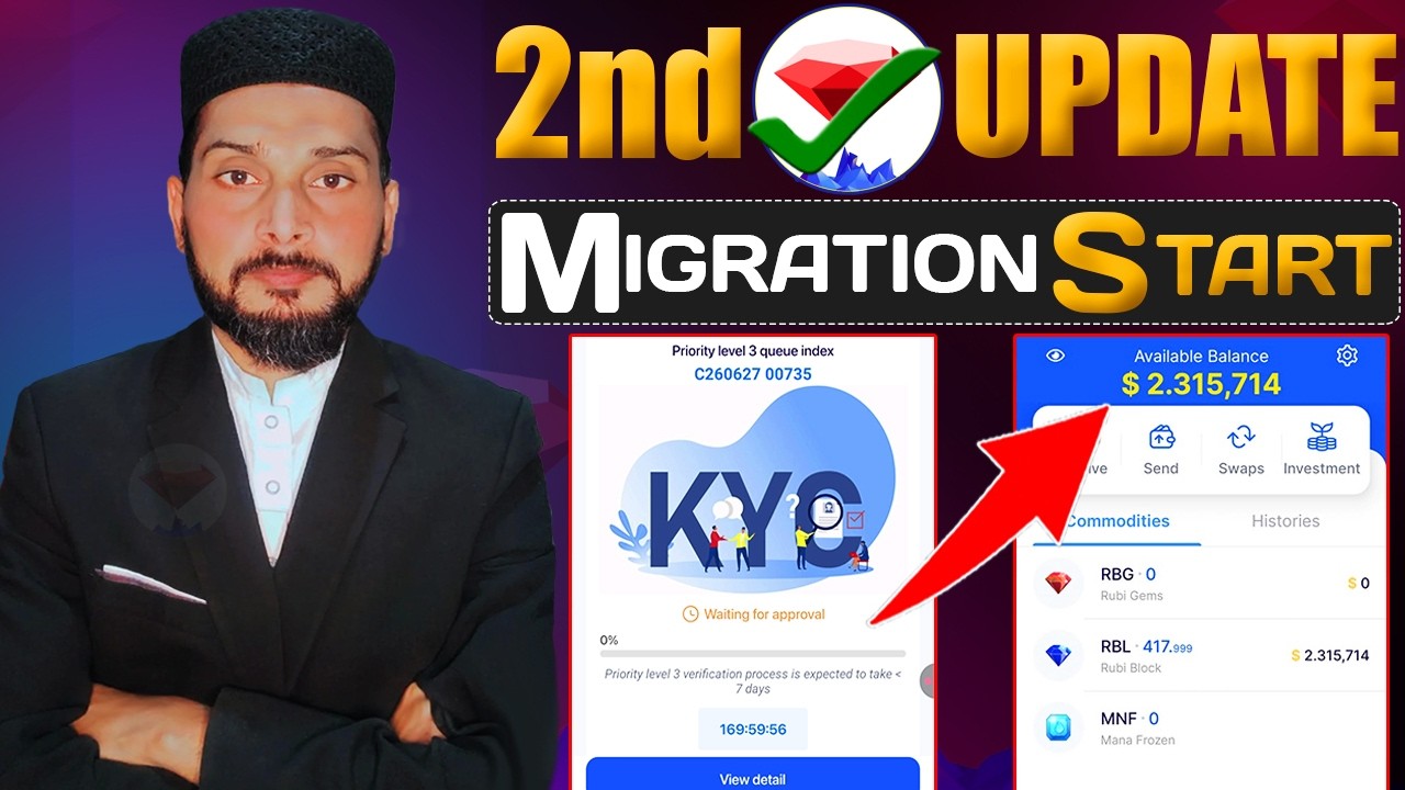 How to Start Migration in Rubi Network? | 2nd Migration Update | Last Step Before Verifications!