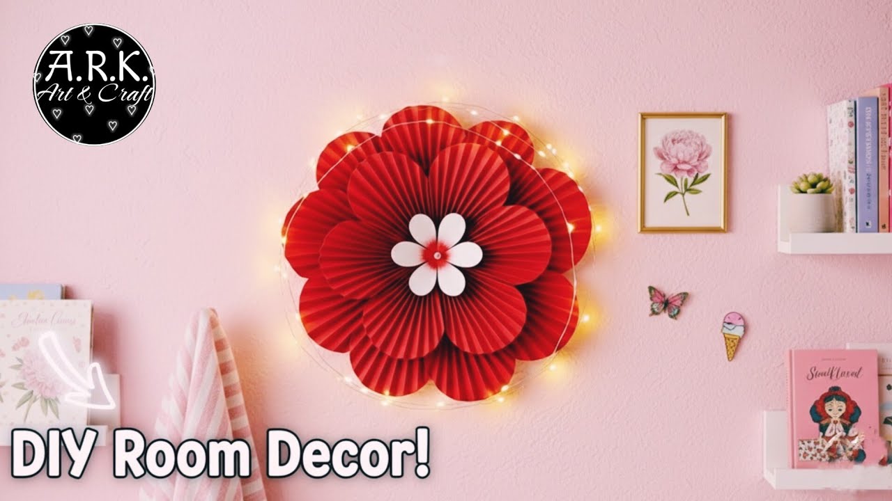✨THE 5-MINUTE PAPER FLOWER💐 THAT BROKE🔥THE INTERNET! 🤯 (You NEED to try this EASY DIY)🌸✂️#new #craft