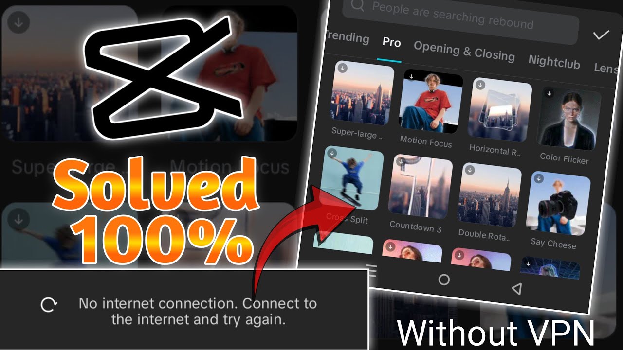 Capcut 14.6.0 no internet problem | Cap cut Pro Export & No Internet Connection Problem Fix 🤯