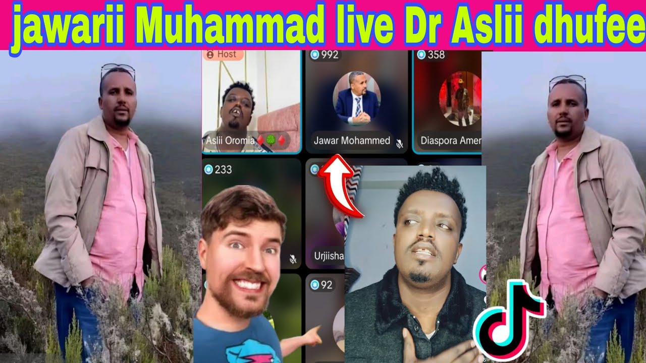 Wuu jawar mohammadii live titoki dhufee Dr Aslii biraa