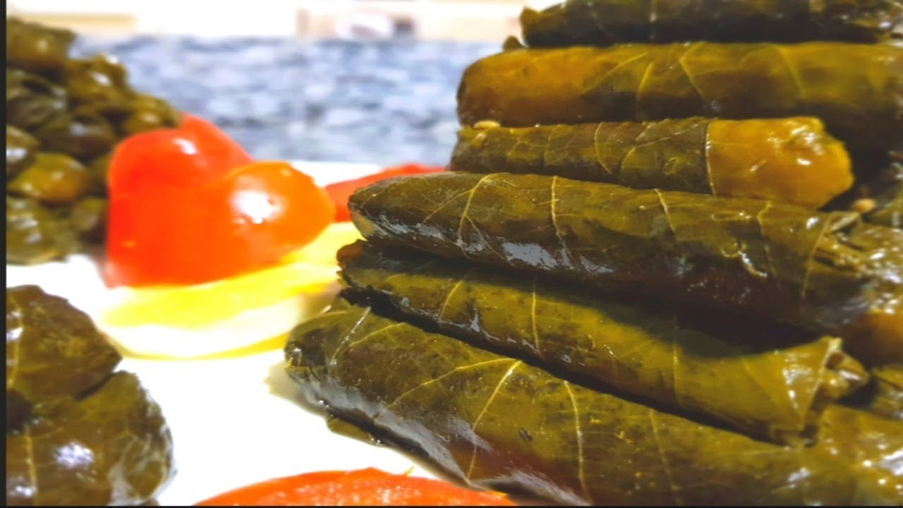 طريقة عمل يالنجي ورق العنب Grape leaves