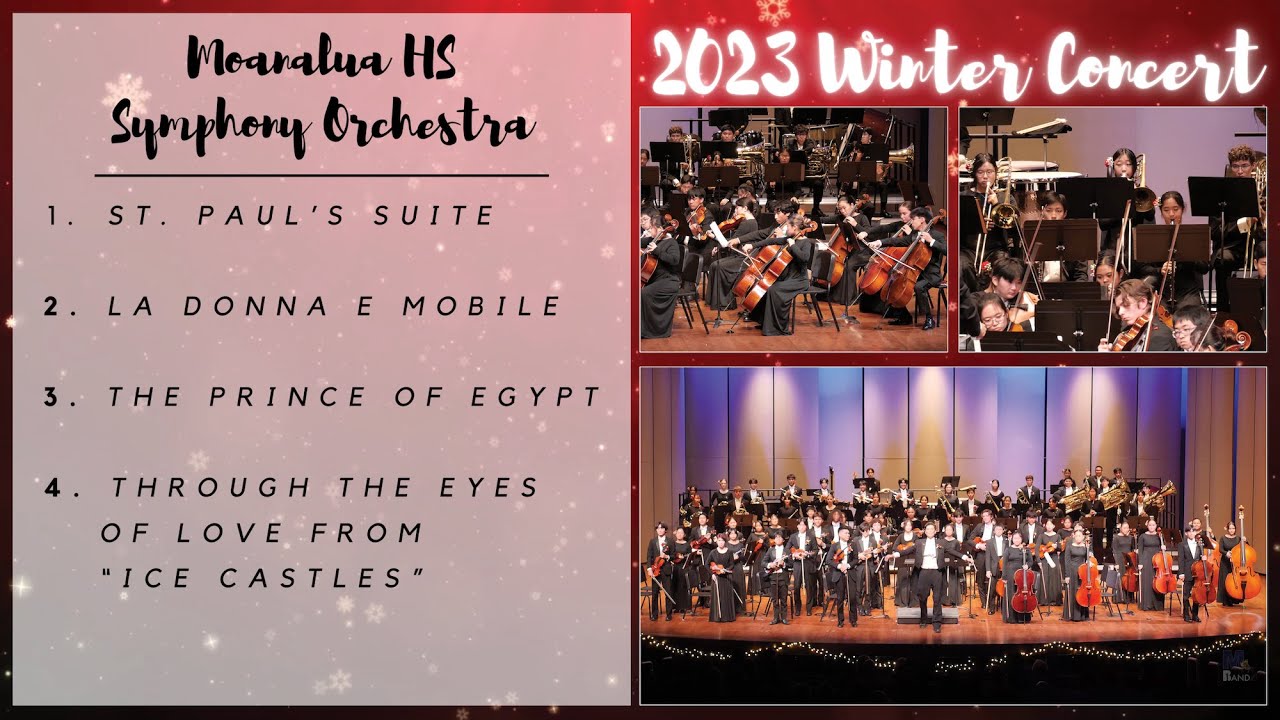 Moanalua HS Symphony Orchestra | 2023 Moanalua HS Music Dept. Winter Concert