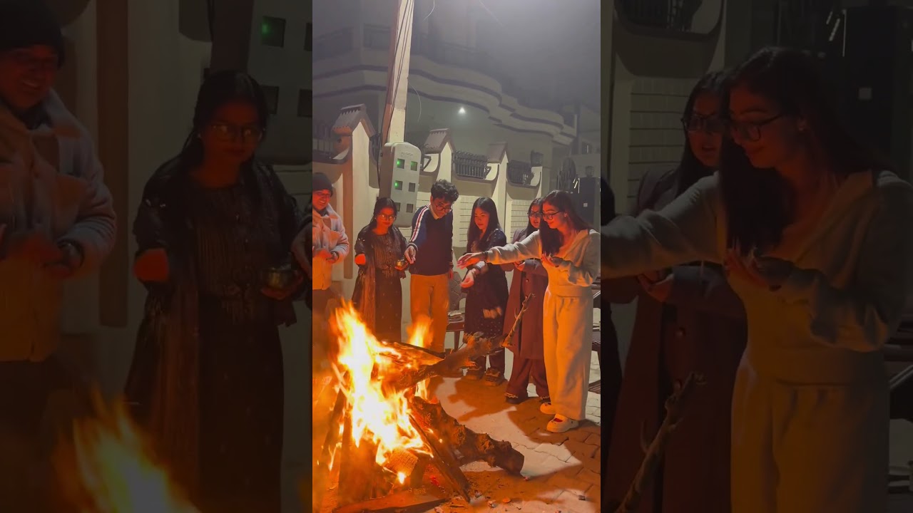 My Thai Wife’s first Lohri in India ☺️