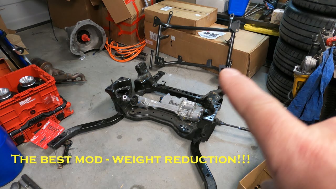 2020 Mustang build continues - BMR K member install