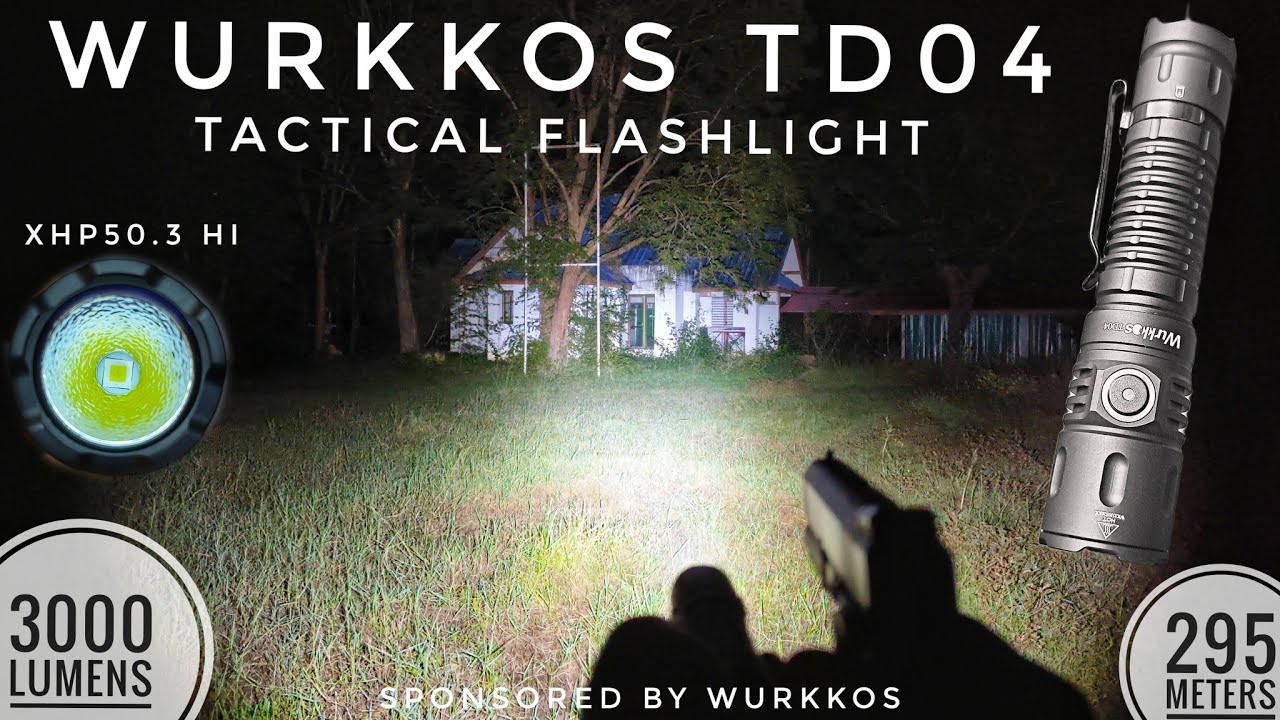 Wurkkos TD04 Review & Beamshot Comparison with Sofirn Sc28 & Wurkkos WK15
