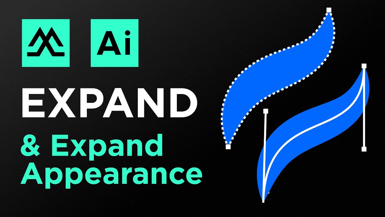 Расширение и расширение внешнего вида в Adobe Illustrator