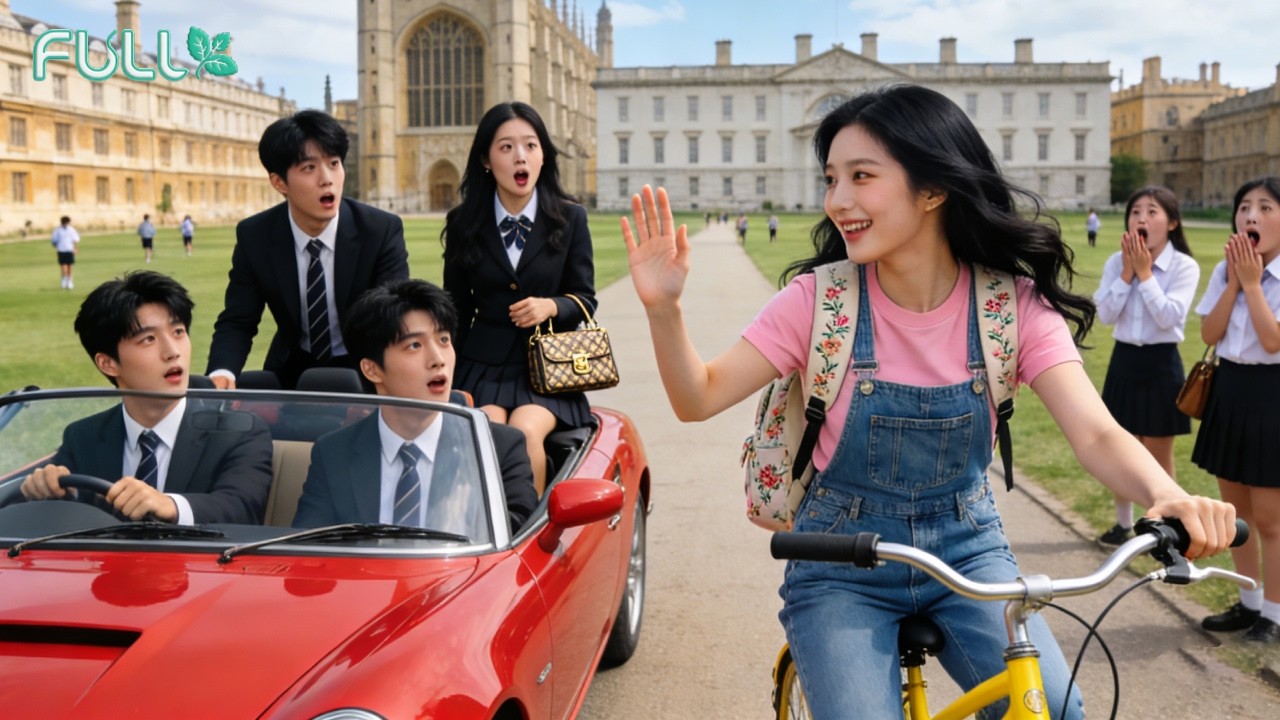 All students avoid those arrogant CEOs—except poor girl who greets them warmly!Everyone's impressed!