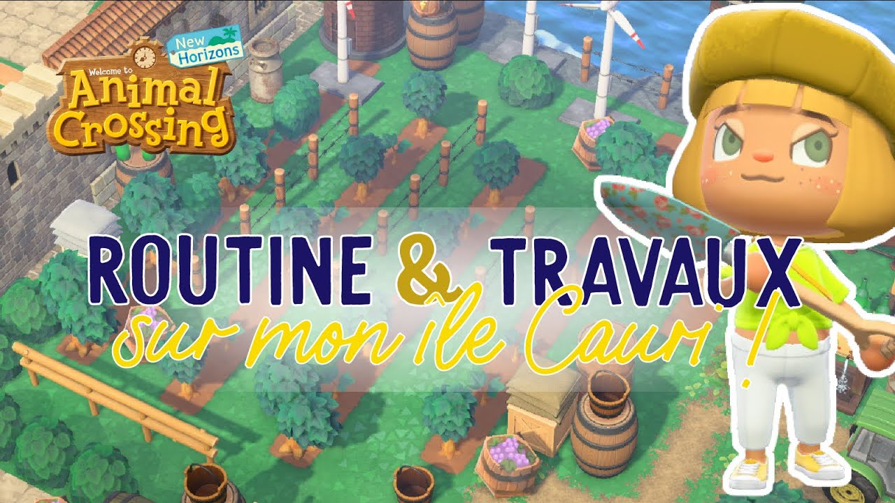 Routine chill + travaux sur Cauri - Animal Crossing New Horizon