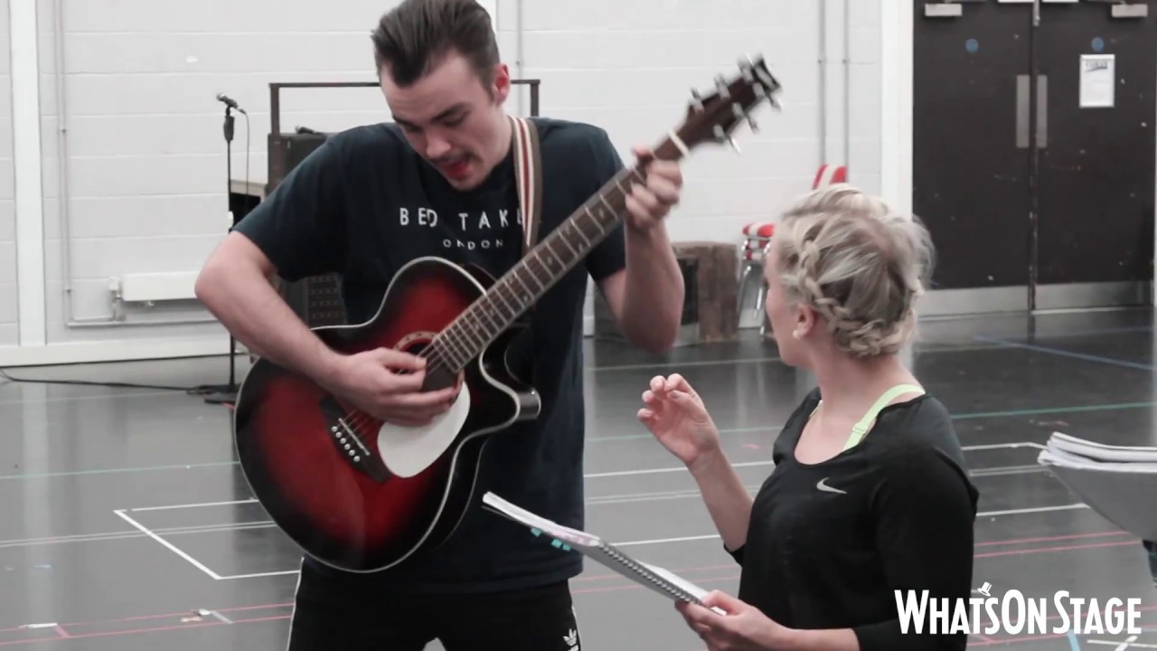 In rehearsals with Grease at Leicester Curve