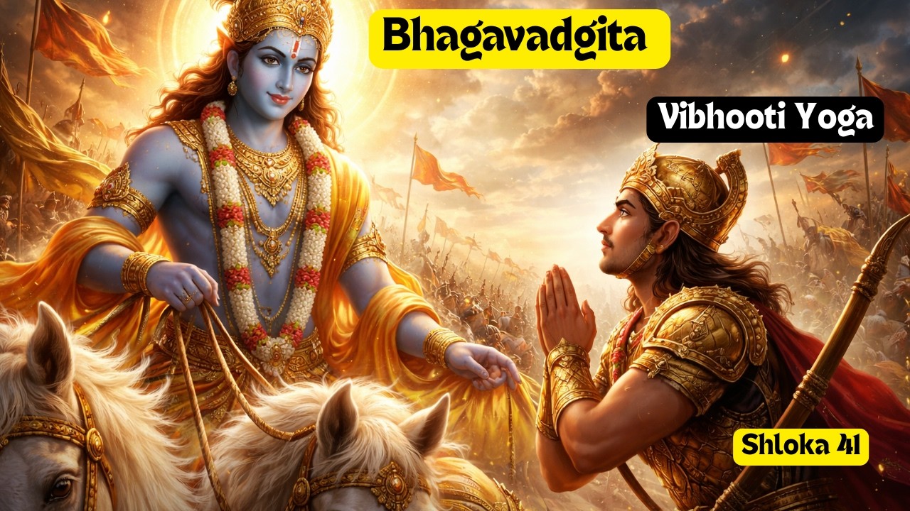 The Truth Hidden in This Shloka | Bhagavad-Gita  Chapter 10 Shloka 41