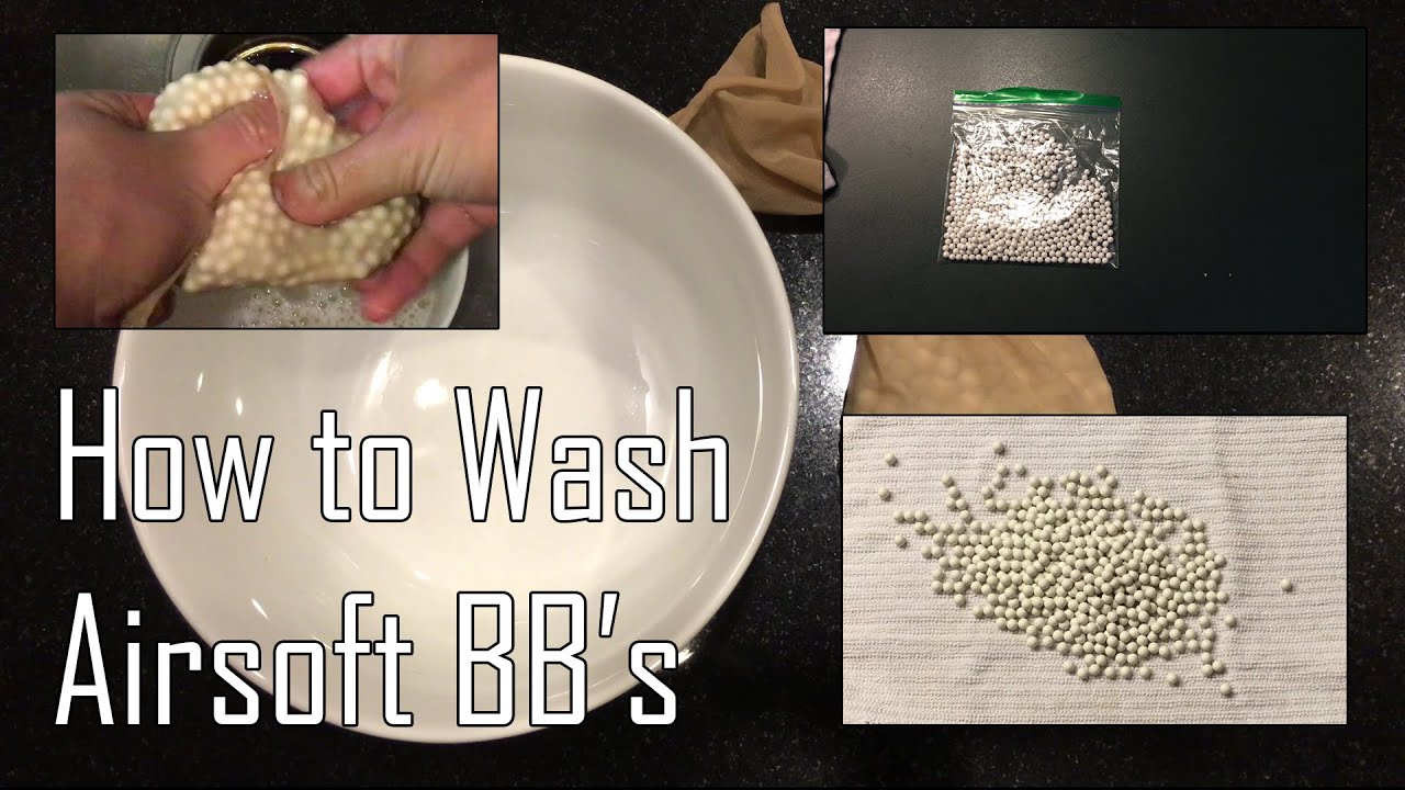 Quick Tutorial - Washing Airsoft BB's