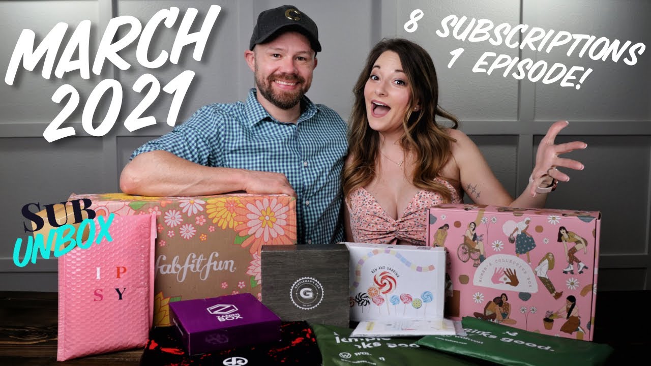 March 2021 Mass subscription box unboxing!
