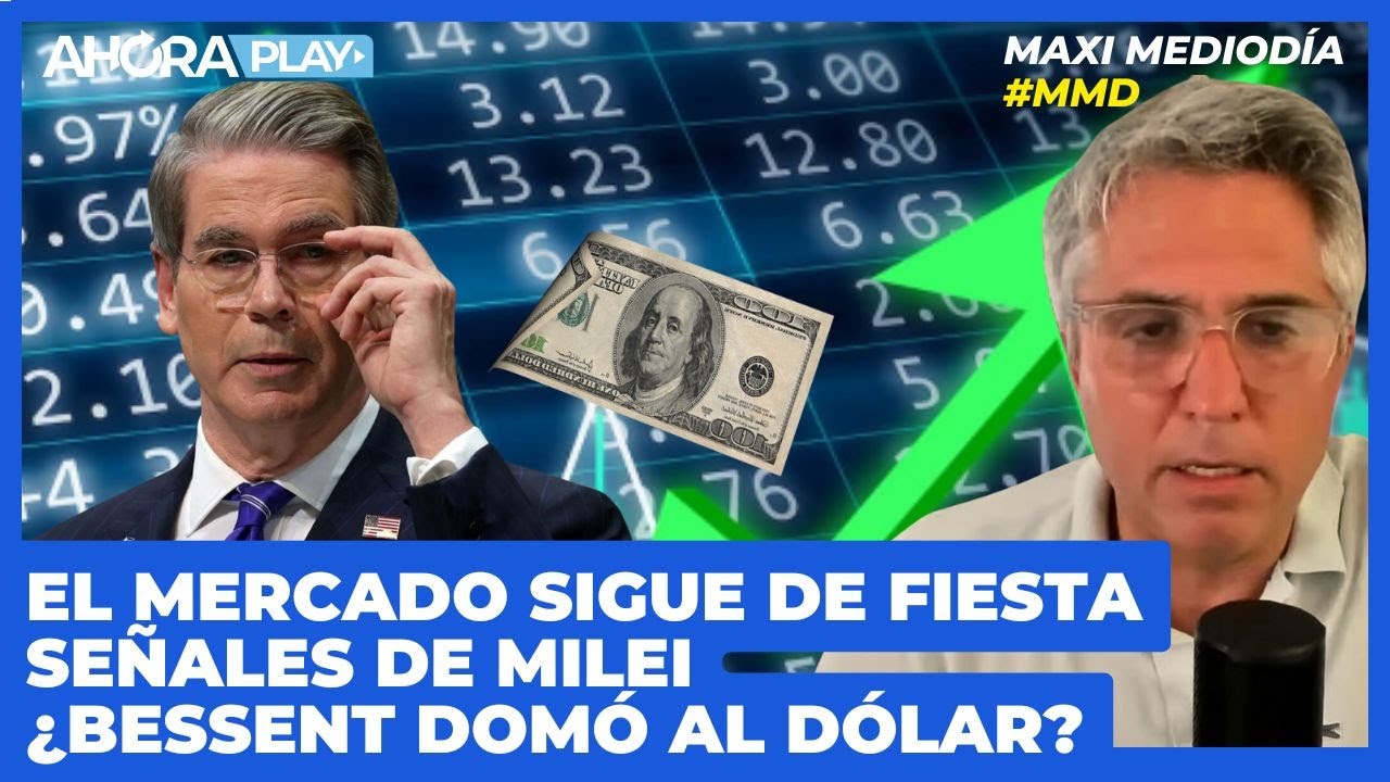 ¿DOMARON AL DÓLAR? MERCADO SIGUE DE FIESTA. SEÑALES CLAVE DE MILEI I Maxi Montenegro #Maximediodía