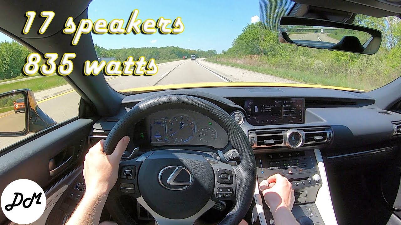 2020 Lexus RC F – Mark Levinson Sound-System Demo