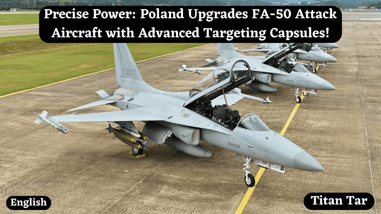 Precise Power: Poland Upgrades FA-50 Attack Aircraft with Advanced Targeting Capsules!