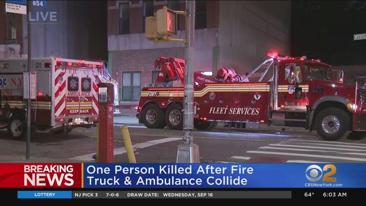 Deadly Fire Truck Crash In Brooklyn