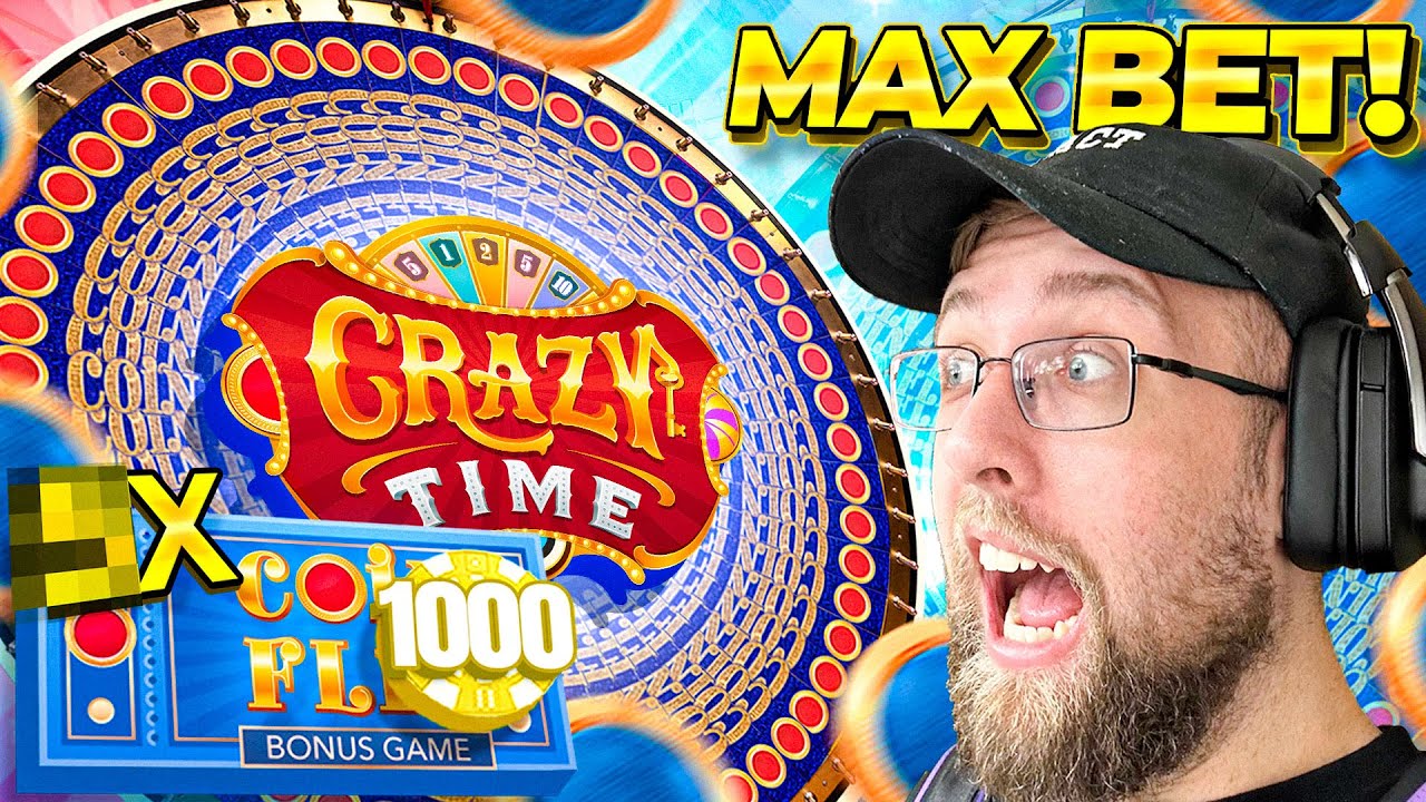 БЕЗУМНАЯ СТАВКА ВСЕ НА 1000 ДОЛЛАРОВ В ГЛАВНОМ СЛОТЕ COINFLIP В CRAZY TIME ВЫИГРАЙТЕ!