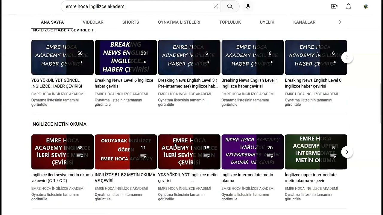 Emre Hoca İngilizce Akademi Kanalı En Verimli Yararlanma Rehberi