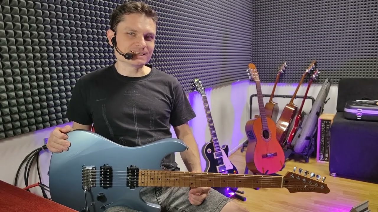 Первое впечатление и распаковка Ibanez AZ2402 демонстрация звука