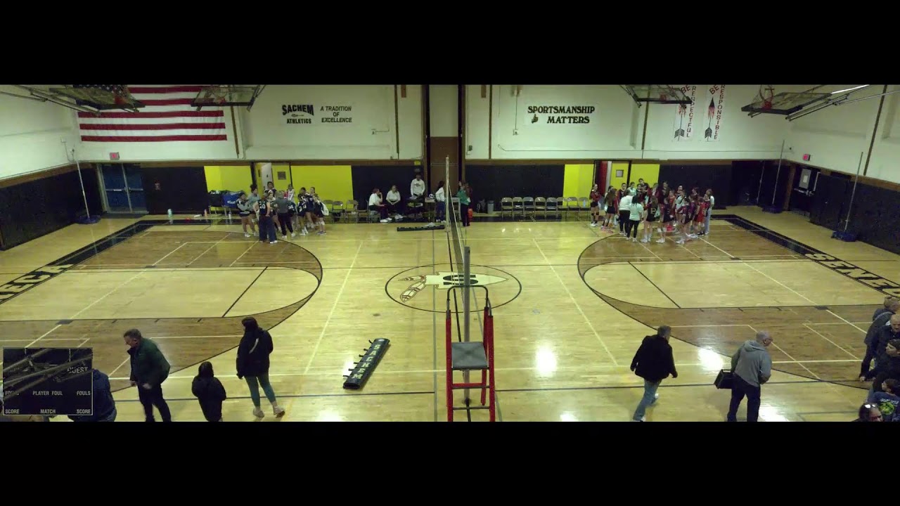 Sachem East High vs bellport Girls' Varsity Volleyball