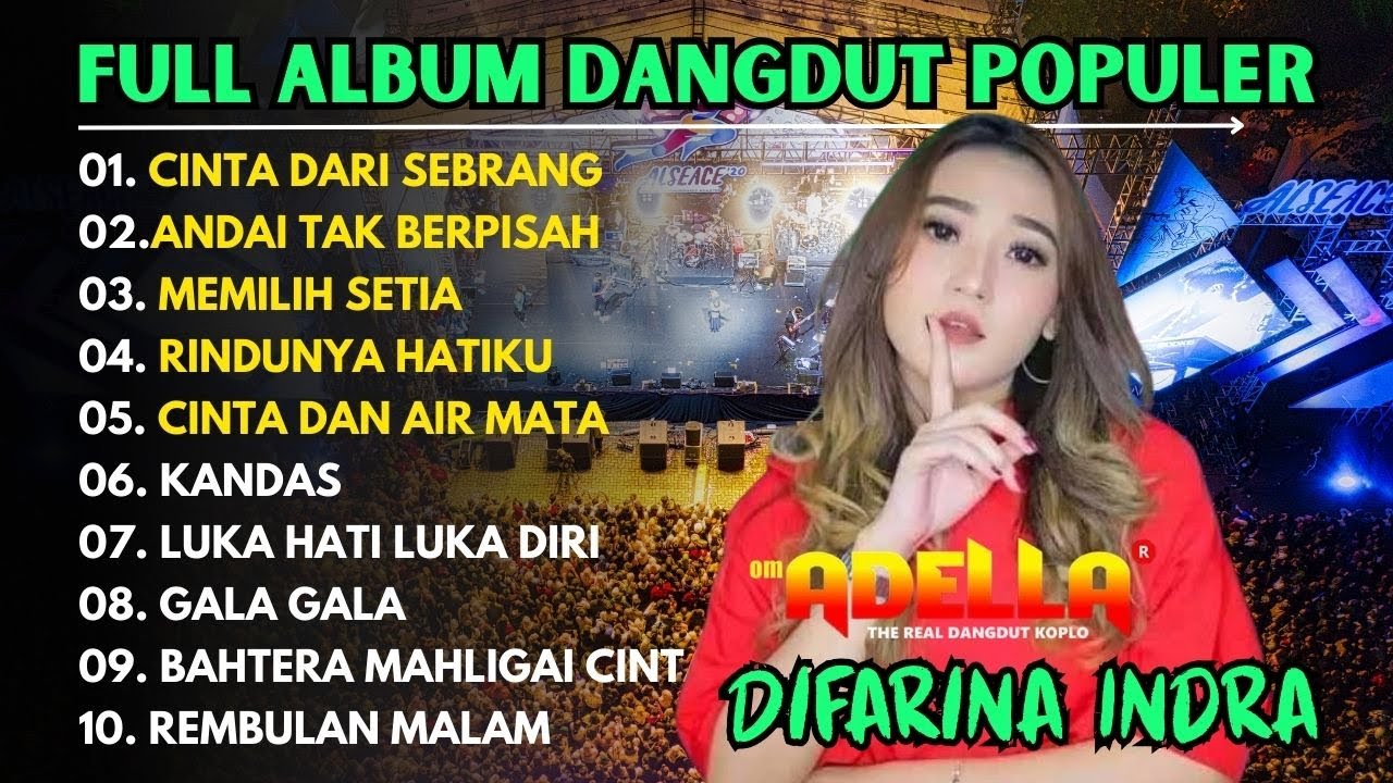 DIVARINA INDRA FULL ALBUM DANGDUT BASS - KANDAS, GALA GALA, MEMILIH SETIA