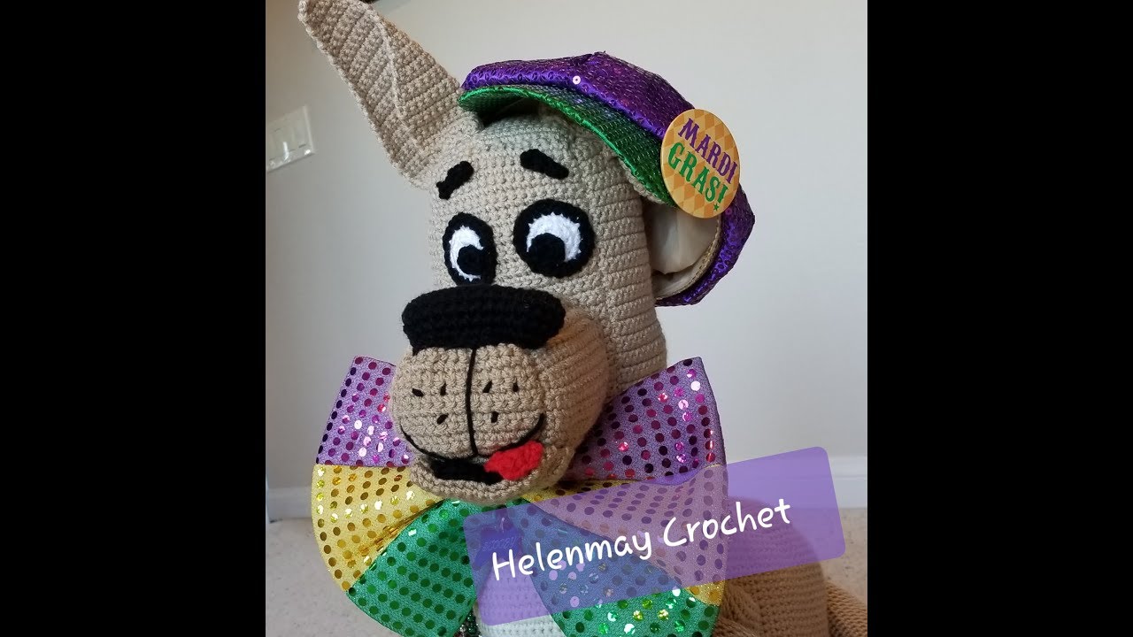 Crochet Large Amigurumi Great Dane Dog Part 1 of 3 DIY Video Tutorial