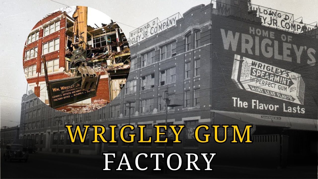 The Dark Story of America’s Most Famous Gum Factory:  The Wrigley Gum Factory, Chicago