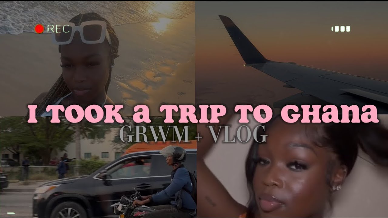 I took a trip to The Motherland🇬🇭  Ghana Vlog, Hair, Food, and More!