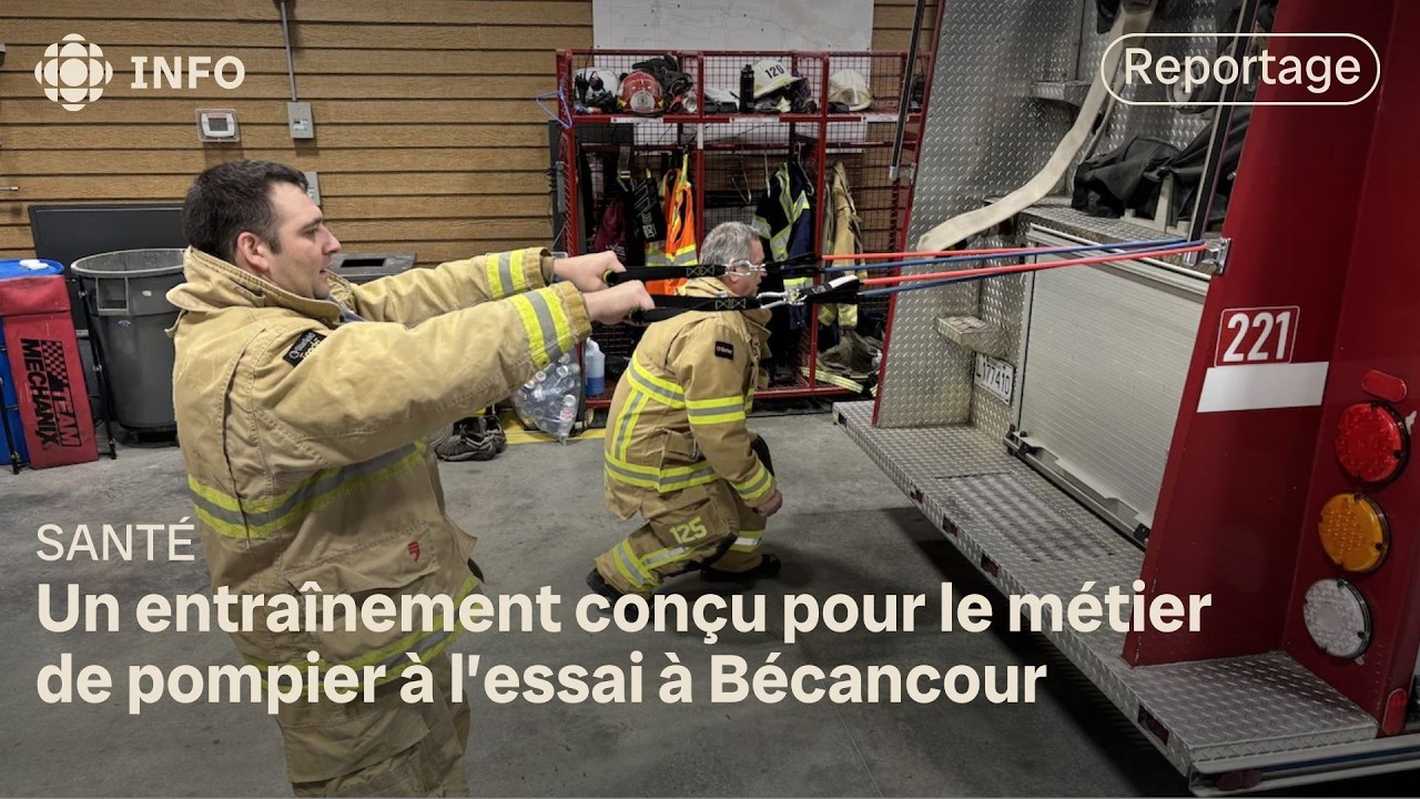 Comment les pompiers de Bécancour s'entraînent avec l'UQTR pour sauver des vies en restant en forme
