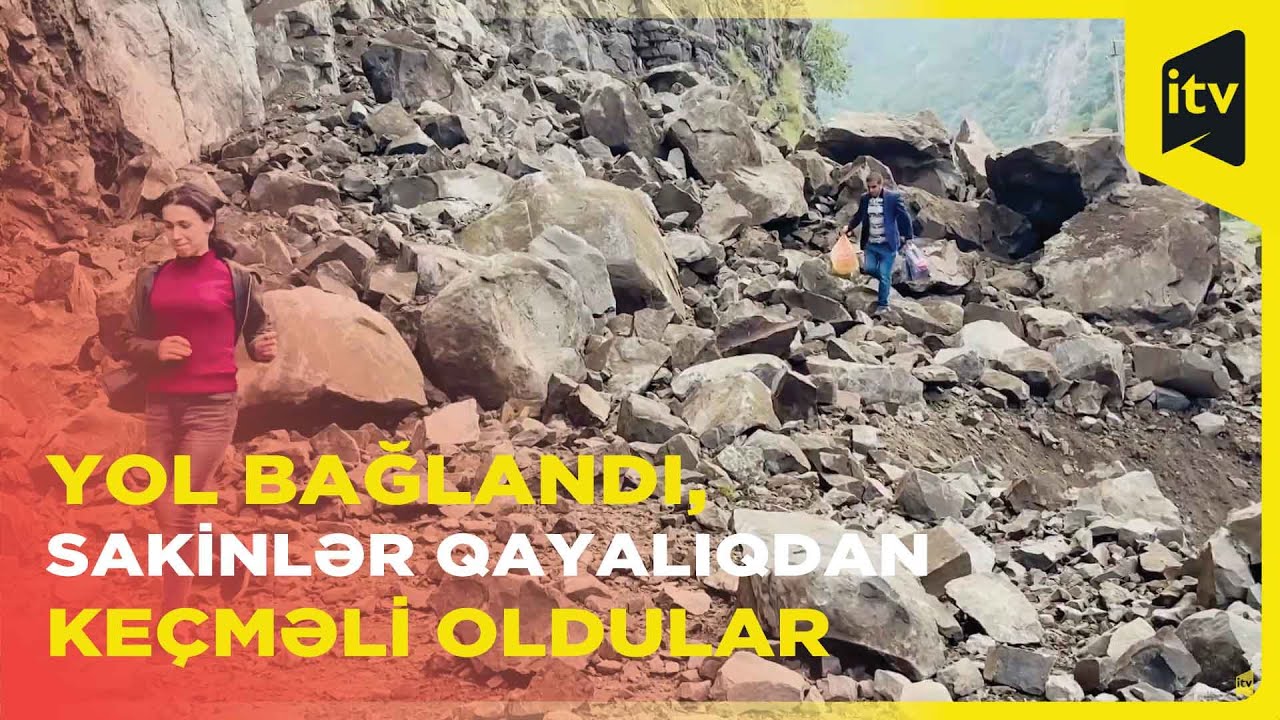 Lahıc-İsmayıllı yolu bağlandı, 10-a yaxın kəndin rayon mərkəzi ilə əlaqəsi kəsilldi