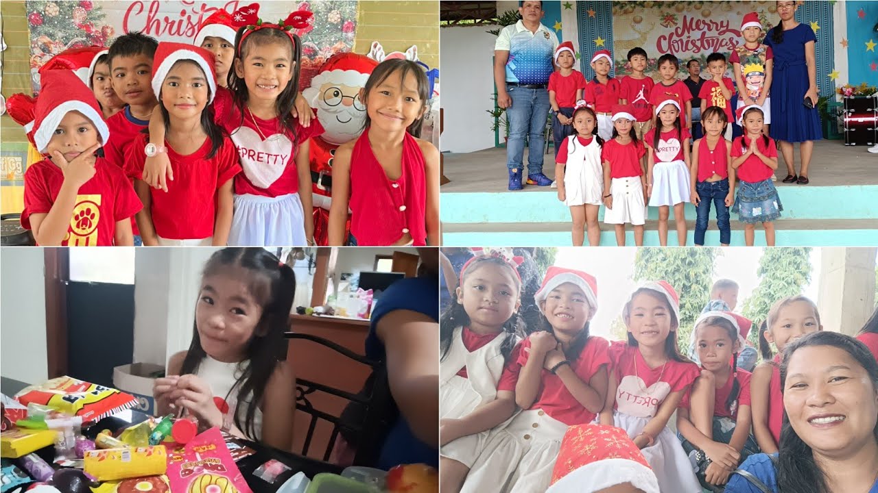 Pagka lingawa sa Christmas party nilang khimy 🥰
