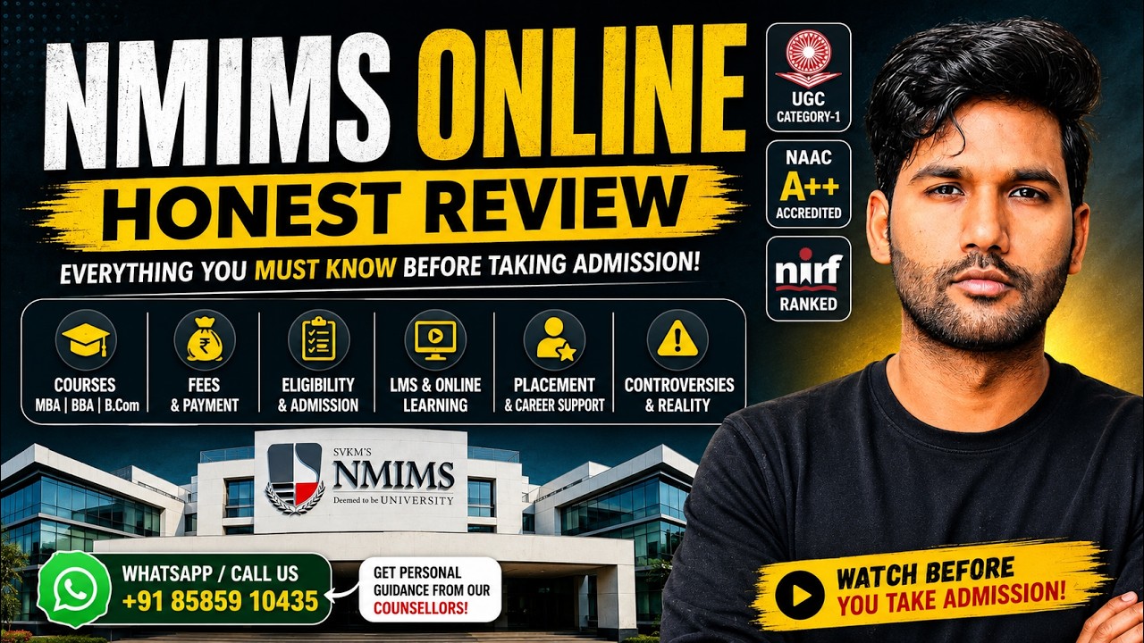 NMIMS Online Review 2026 | Fees, Placement & UGC Approval