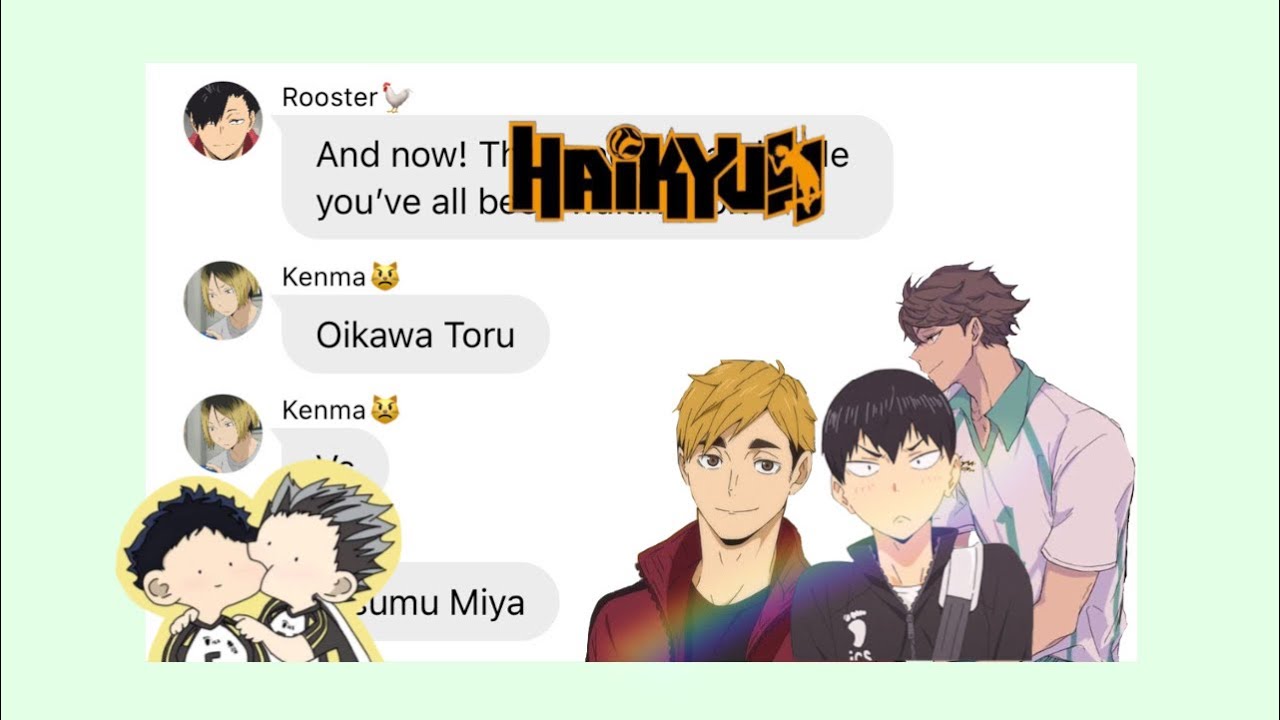 OIKAWA VS ATSUMU (Yuno vs Ayano) || Yandere Rap battle || Haikyuu texts