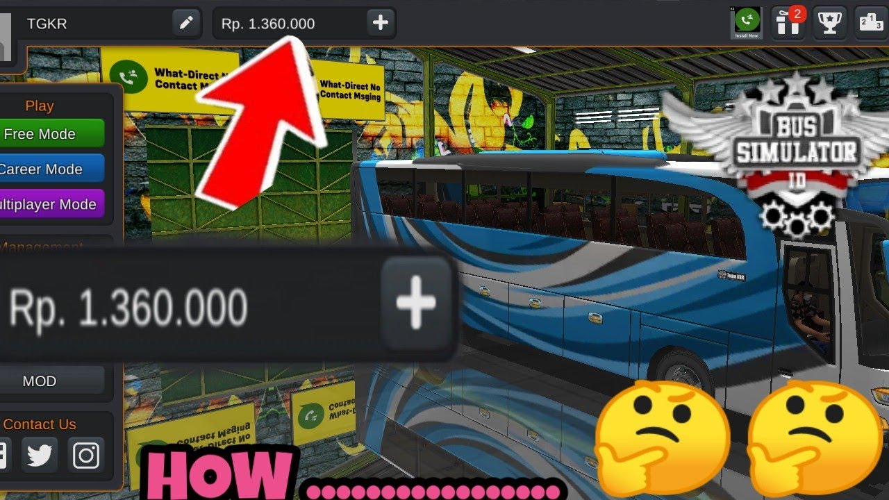 HOW TO HACK ORIGINAL BUS SIMULATOR INDONESIA