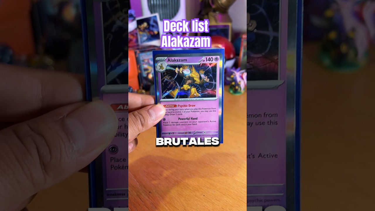 Deck list Alakazam! Un deck muy bueno y con mucho da&ntilde;o #pokemon #pokemontcg #decklistpokemon