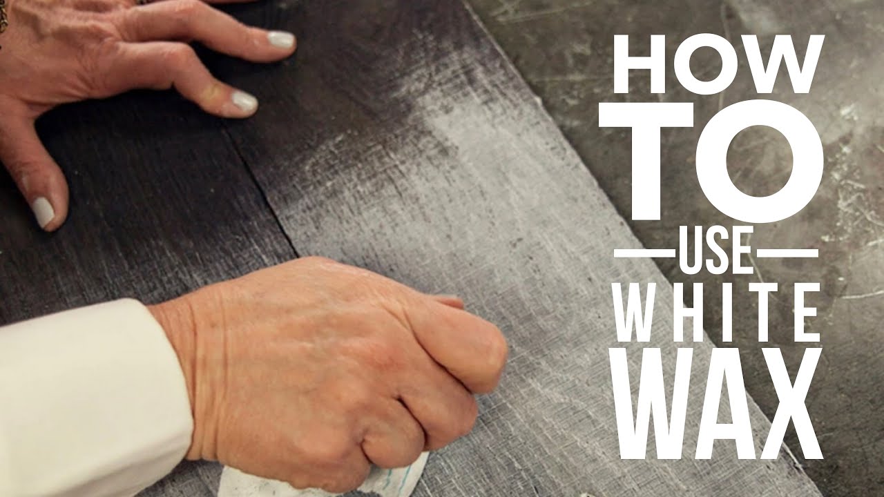 How To Use Cerusing Wax (white wax) On Furniture | White Wax Tutorial