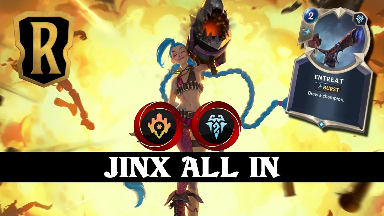 BEST JINX DECK for going all in with her | Deck Creation | Legends of Runeterra - LoR