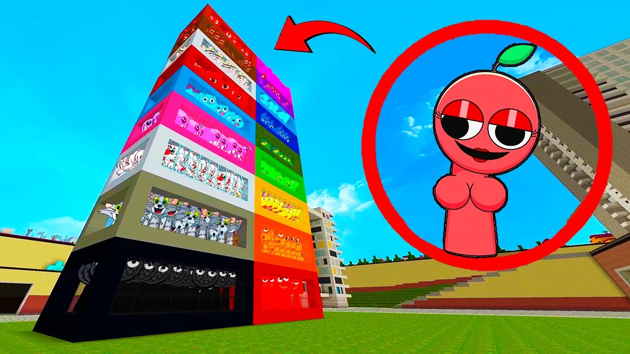 NEW & OLD Incredibox Sprunki OC Nextbots Addon in Minecraft Pe!