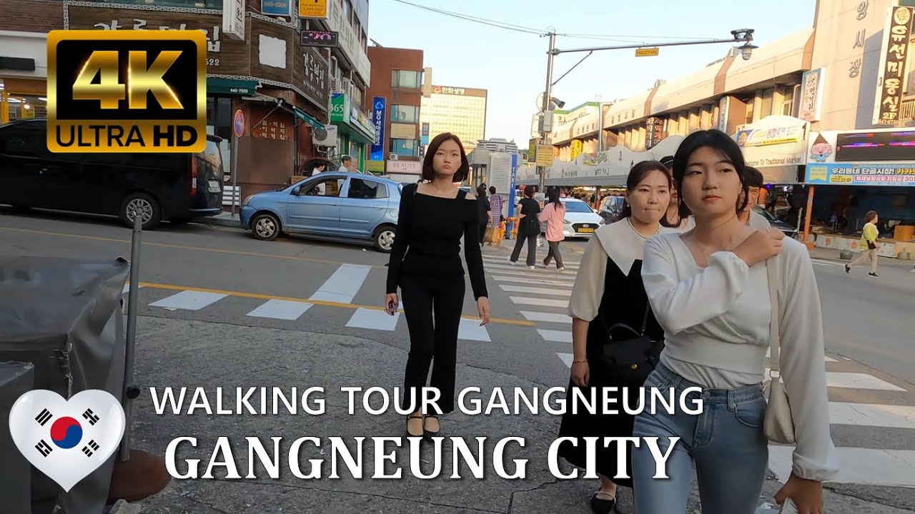 [4K] 🇰🇷Walking on the Street in Gangneung City(II), South Korea