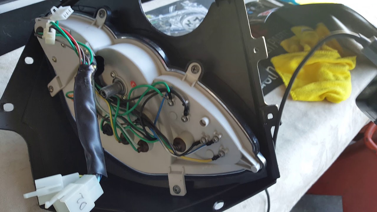 How to Wire GY6 Ban Jing CDI Get RPM Gauge Working 8 of 10