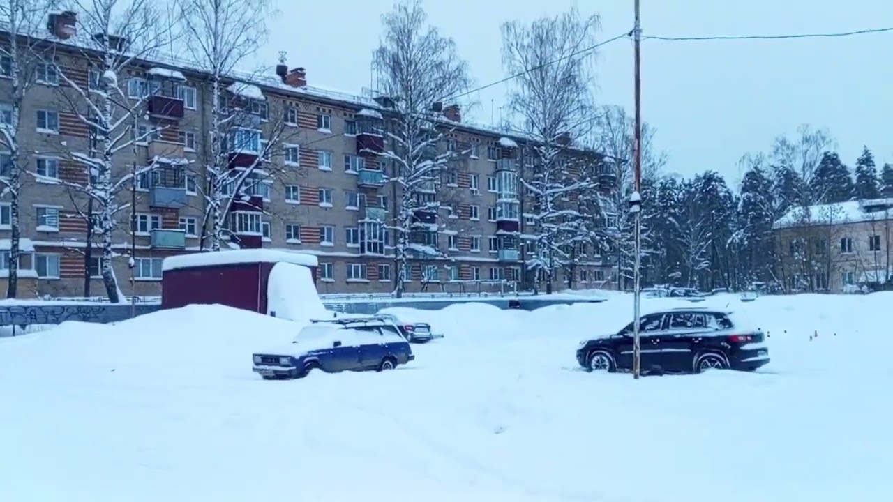 Выксу завалило снегом