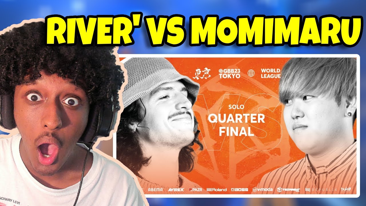 RIVER' vs momimaru | GRAND BEATBOX BATTLE 2023 | Solo Quarter Final | YOLOW Beatbox Reaction