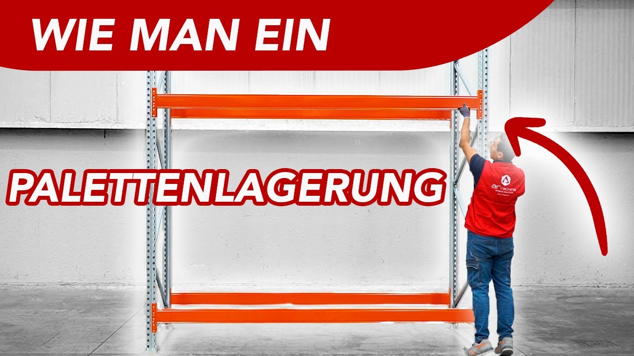 🔧 Montage und Installation von Palettenlagerung | Anleitung für Einzelmodul