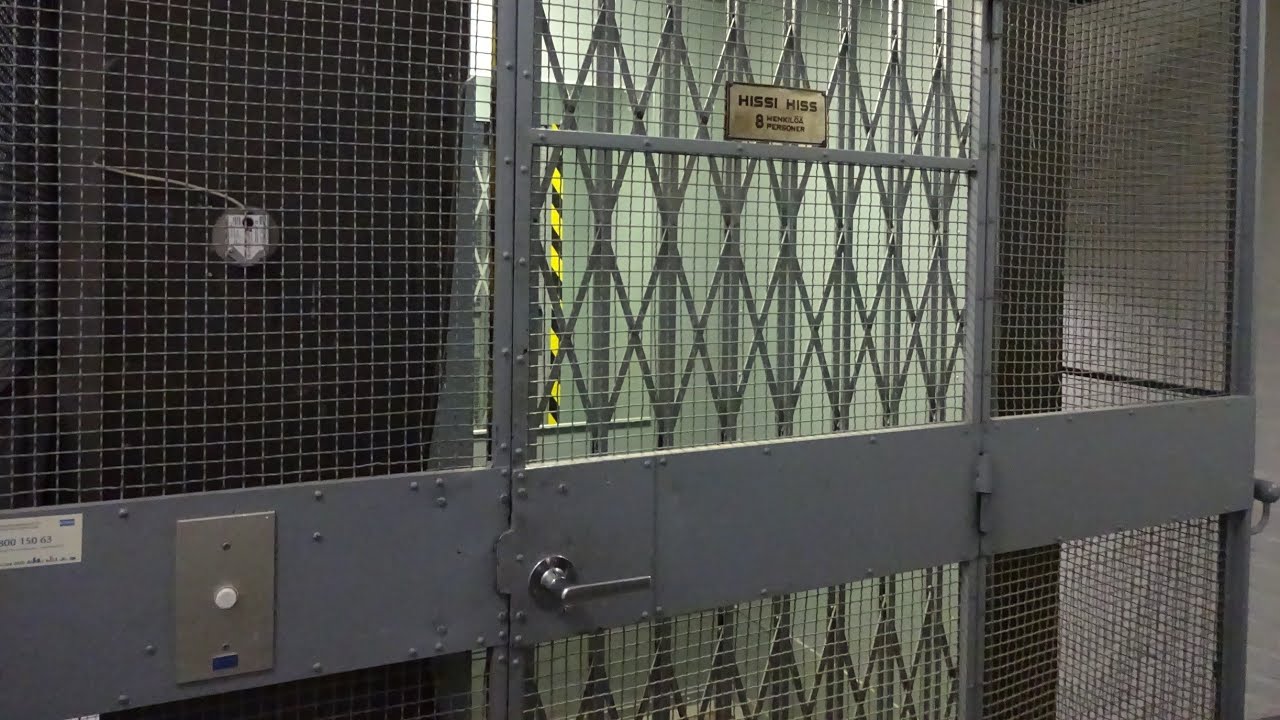 Erittäin mahtava Koneen alkuperäinen köysihissi @ Kumpulantie 3, Helsinki