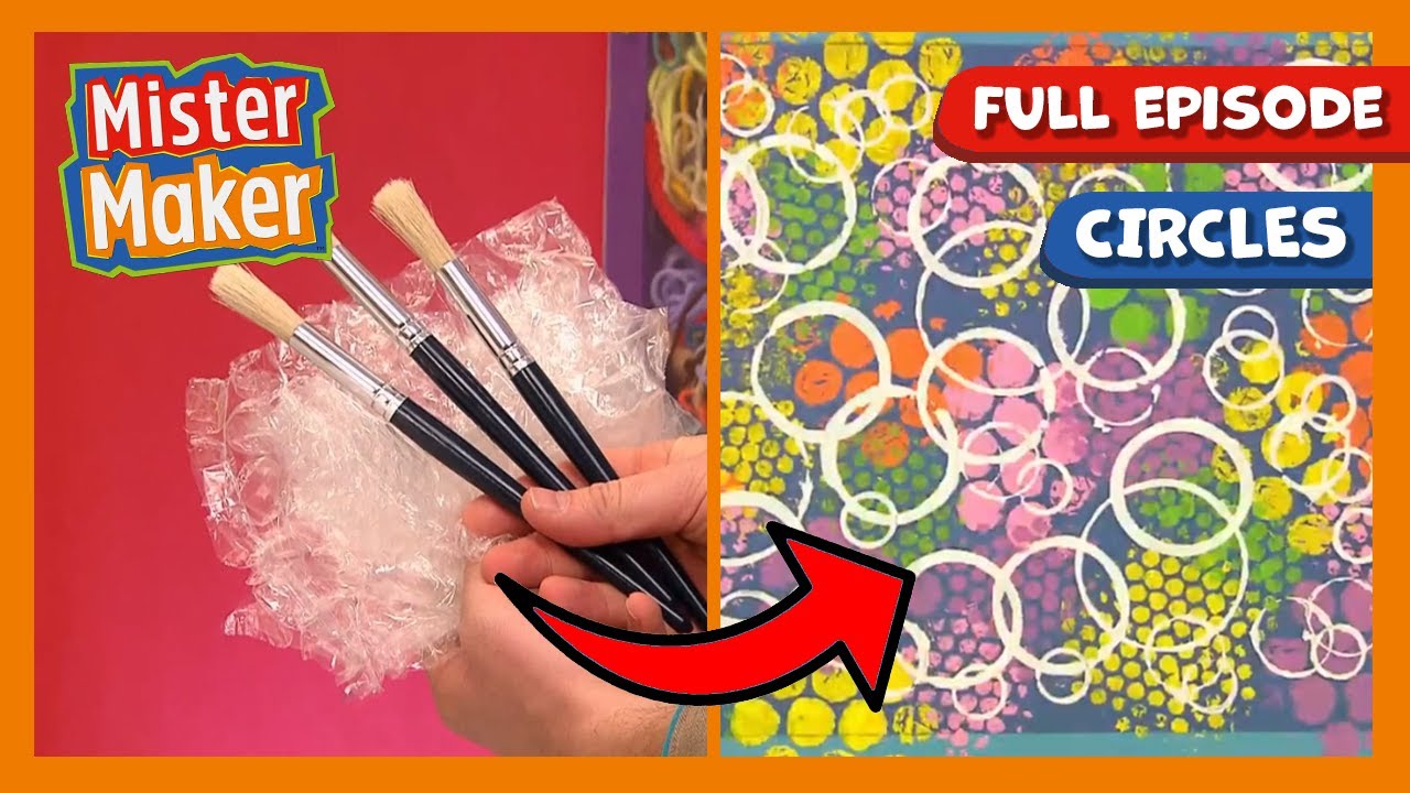Mister Maker Arty Party 🎨 Series 1, Episode 26 | Circles 🔴 | FULL EPISODE