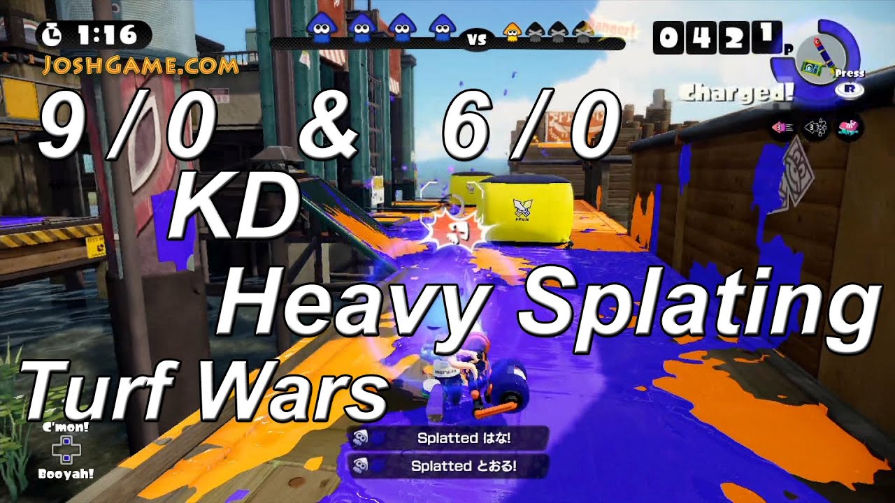 9/0 & 6/0 KD Splatoon Heavy Splatling Turf Wars (Camp Triggerfish / Bluefin Depot)