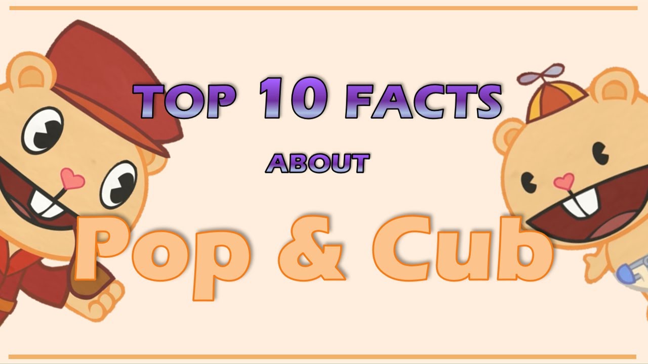 10 главных фактов о POP & CUB из Happy Tree Friends (обзор персонажей)