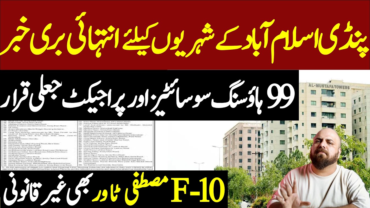 ⚠️ 99 Housing Societies Illegal? CDA Ne Poora Market Hila Diya! (Big Shock)