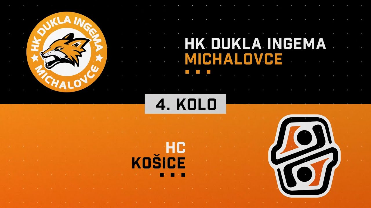 4.kolo semifinále HK Dukla INGEMA Michalovce - HC Košice HIGHLIGHTS