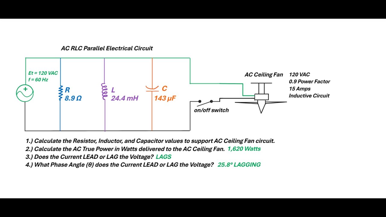 AC Electricity Quiz #1 (Solution)